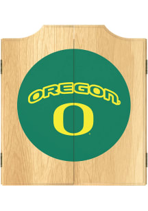 Oregon Ducks Logo Dart Board Cabinet