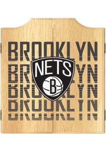 Brooklyn Nets Logo Dart Board Cabinet