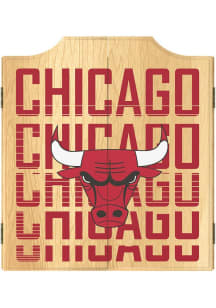 Chicago Bulls Logo Dart Board Cabinet