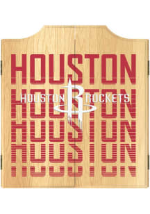Houston Rockets Logo Dart Board Cabinet