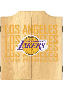 Los Angeles Lakers Logo Dart Board Cabinet