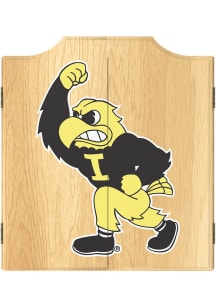 Iowa Hawkeyes Logo Dart Board Cabinet