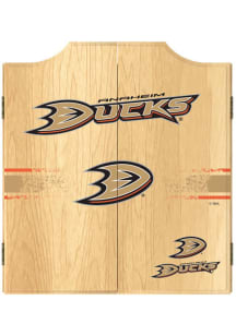 Anaheim Ducks Logo Dart Board Cabinet