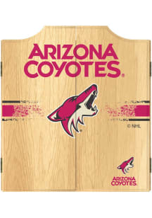 Arizona Coyotes Logo Dart Board Cabinet
