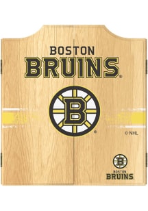 Boston Bruins Logo Dart Board Cabinet