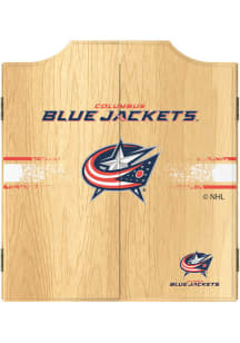 Columbus Blue Jackets Logo Dart Board Cabinet