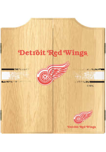 Detroit Red Wings Logo Dart Board Cabinet