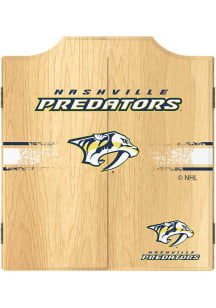 Nashville Predators Logo Dart Board Cabinet