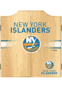 New York Islanders Logo Dart Board Cabinet