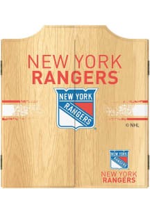 New York Rangers Logo Dart Board Cabinet