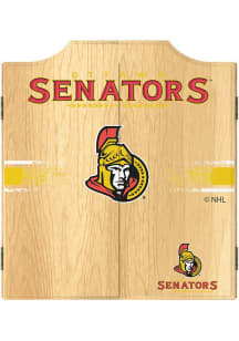 Ottawa Senators Logo Dart Board Cabinet