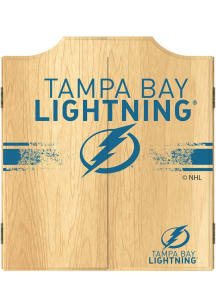 Tampa Bay Lightning Logo Dart Board Cabinet