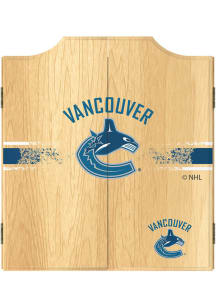 Vancouver Canucks Logo Dart Board Cabinet