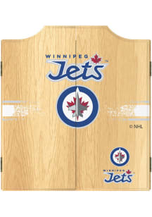 Winnipeg Jets Logo Dart Board Cabinet