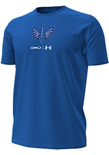 Under Armour St Louis Battlehawks Blue Performance Short Sleeve T Shirt