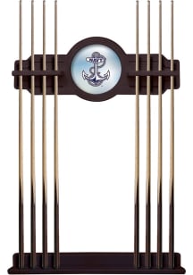 Navy Midshipmen Solid Wood Cue Rack Pool Table