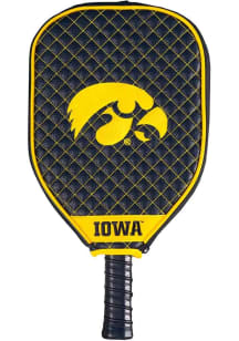 Black Iowa Hawkeyes Quilted Cover Pickleball Paddles