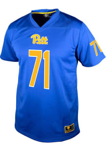 Ryan Carretta Genuine Collective Mens Blue Pitt Panthers NIL Football Jersey