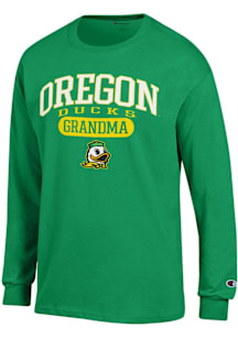 Champion Oregon Ducks Green Pill Box Grandma Jersey Long Sleeve T Shirt