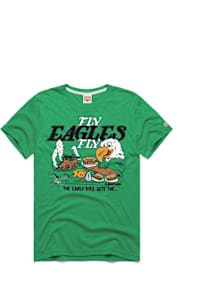 Homage Philadelphia Eagles Kelly Green Flavortown Short Sleeve Fashion T Shirt