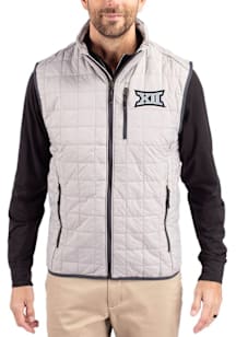 Cutter and Buck Big 12 Mens Ash Rainier PrimaLoft Sleeveless Jacket