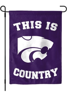 Purple K-State Wildcats This Is Country Garden Flag