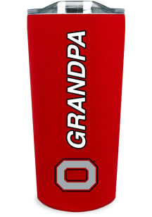 Red Ohio State Buckeyes 18oz Grandpa Soft Touch Stainless Steel Tumbler