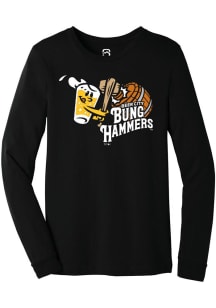 Summit Sportswear West Michigan Whitecaps Black Beer City Bung Hammers Theme Night 2025 Long Sleev..