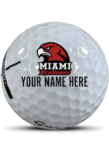 Miami RedHawks Custom team logo Golf Balls