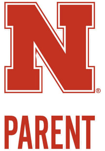 Red Nebraska Cornhuskers Parent Decal
