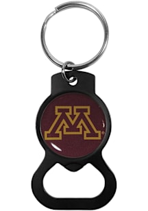 Black Minnesota Golden Gophers Logo Keychain