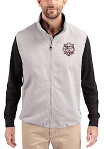 Cutter and Buck Indiana Hoosiers Big and Tall Grey 2025 CFP National Champions Charter Mens Vest
