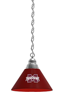 Mississippi State Bulldogs Single Silver Billiard Lamp