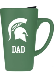 Green Michigan State Spartans 16oz Soft Touch Dad Ceramic Mug