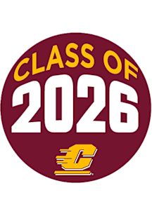 Central Michigan Chippewas 3" Class of 2026 Button - Maroon