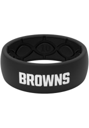 Groove Life Cleveland Browns Black Silicone Mens Ring
