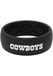 Groove Life Dallas Cowboys Black Silicone Mens Ring
