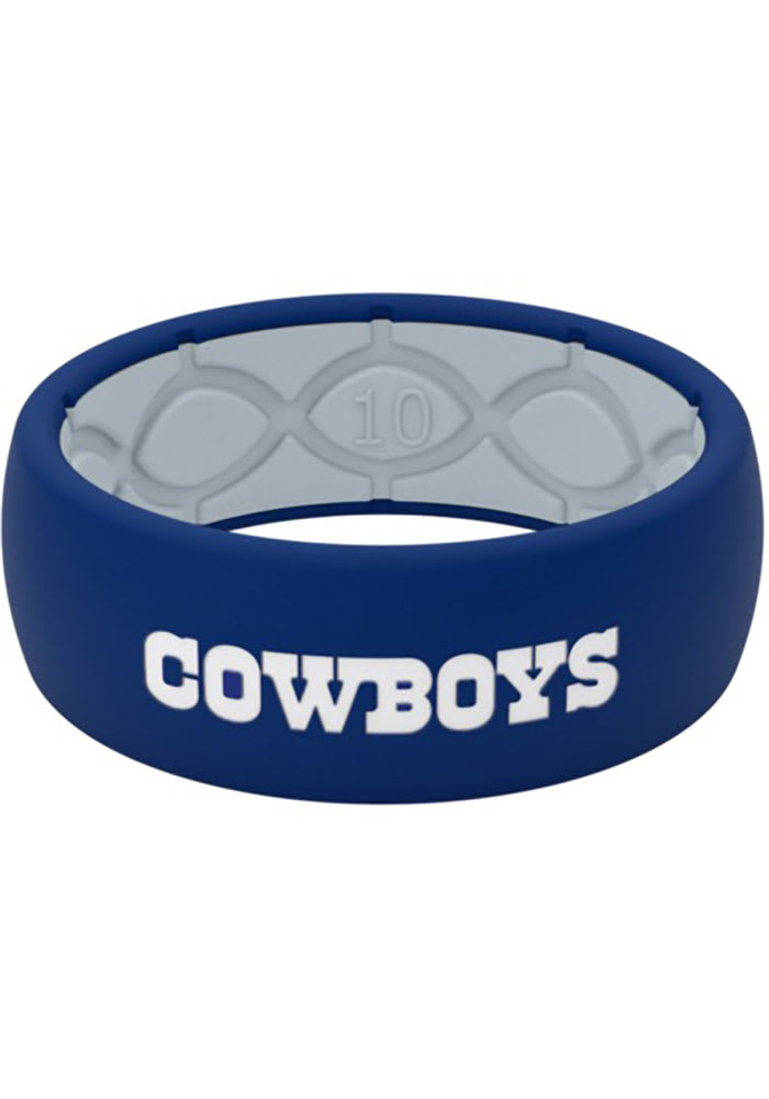 Groove Life Dallas Cowboys Full Color Silicone Mens Ring