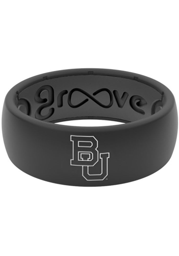 Groove Life Baylor Bears Black Silicone Mens Ring