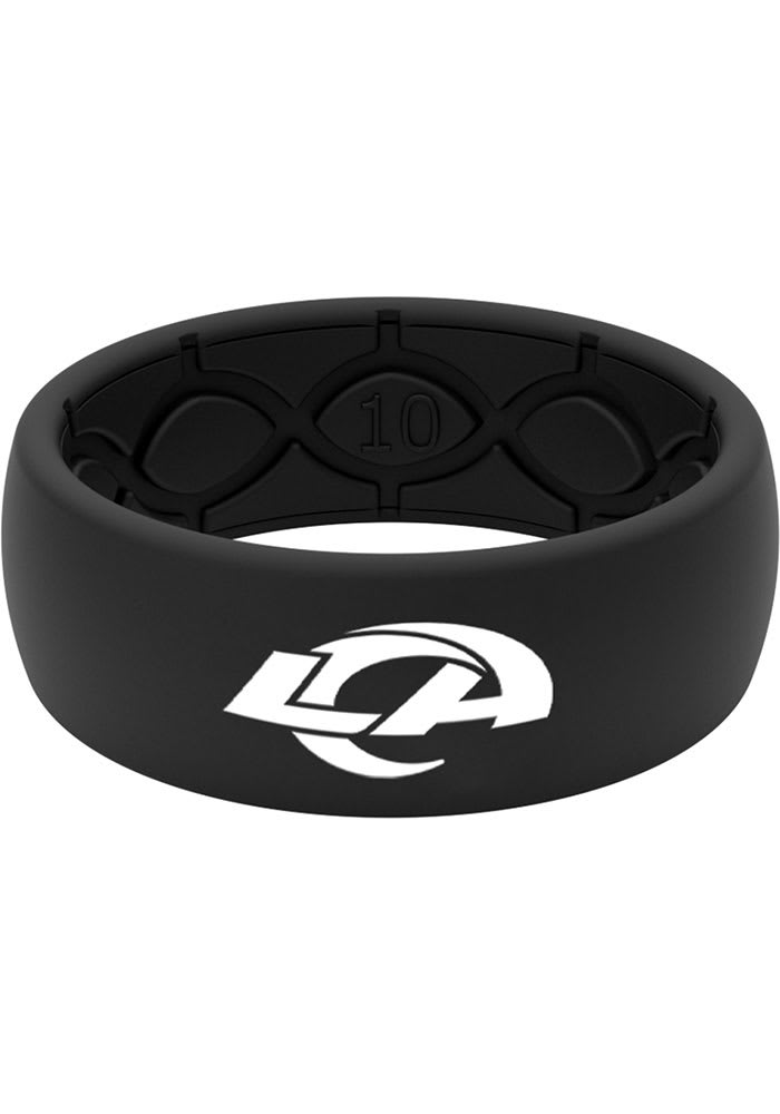 Groove Life Los Angeles Rams Black Silicone Mens Ring
