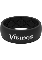 Groove Life Minnesota Vikings Black Silicone Mens Ring