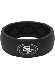 Groove Life San Francisco 49ers Black Silicone Mens Ring