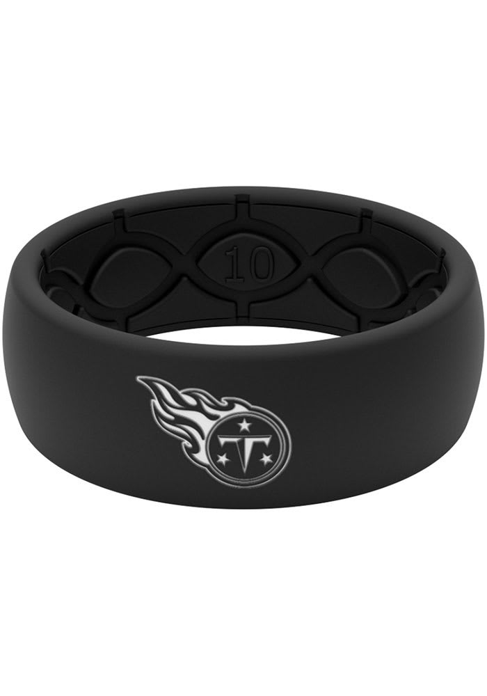Groove Life Tennessee Titans Black Silicone Mens Ring