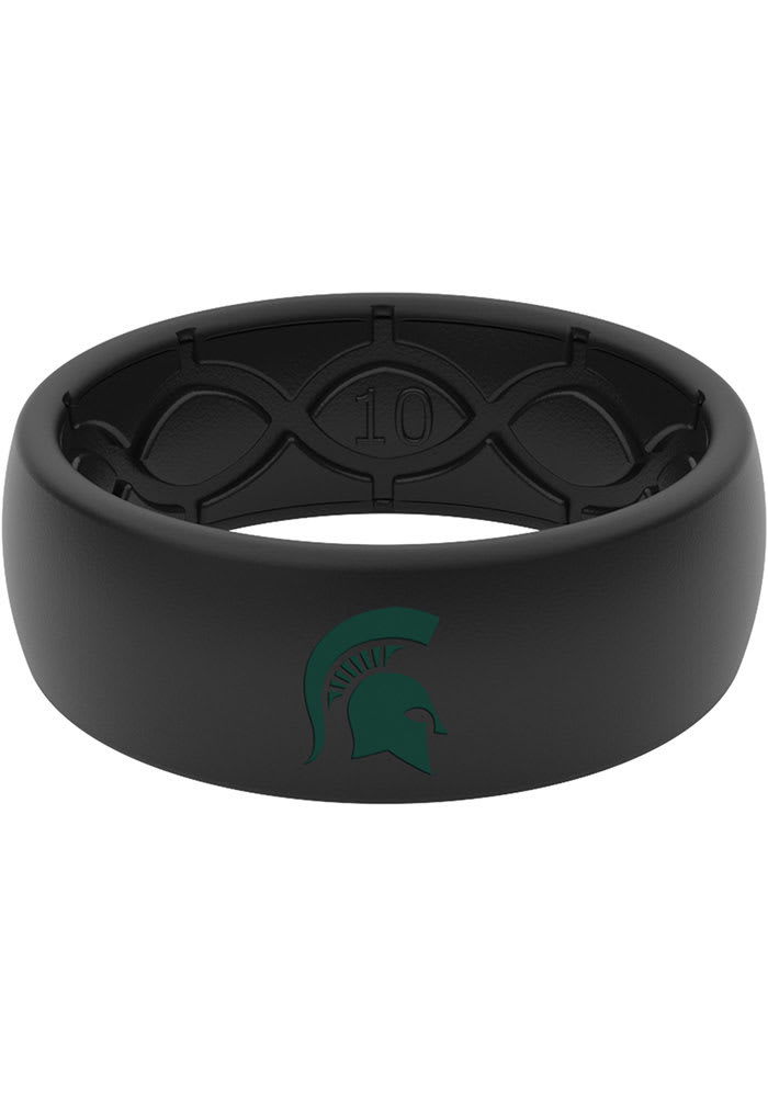 Groove Life Michigan State Spartans Color Logo Silicone Mens Ring