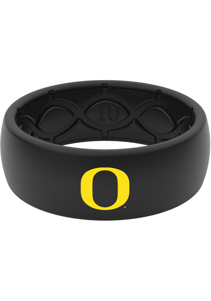 Groove Life Oregon Ducks Color Logo Silicone Ring BLACK