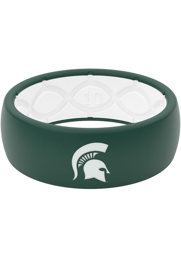 Groove Life Michigan State Spartans Full Color Silicone Mens Ring