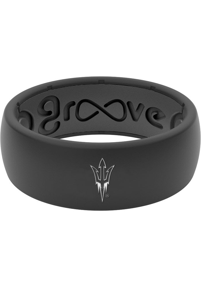 Arizona State Sun Devils White Logo Silicone Ring