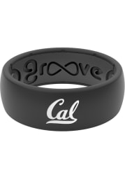 Groove Life Cal Golden Bears White Logo Silicone Mens Ring