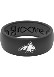 Groove Life Montana State Bobcats White Logo Silicone Mens Ring