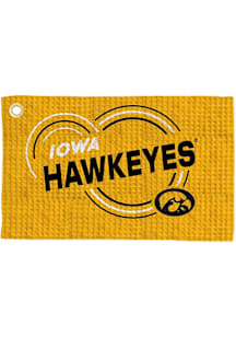 Iowa Hawkeyes Waffle Golf Towel